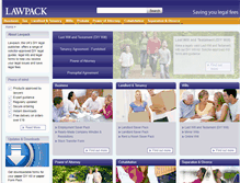 Tablet Screenshot of lawpack.co.uk